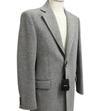 Takeshy Kurosawa – Cappotto Monopetto Sartoriale – Grigio Melange, immagine 8