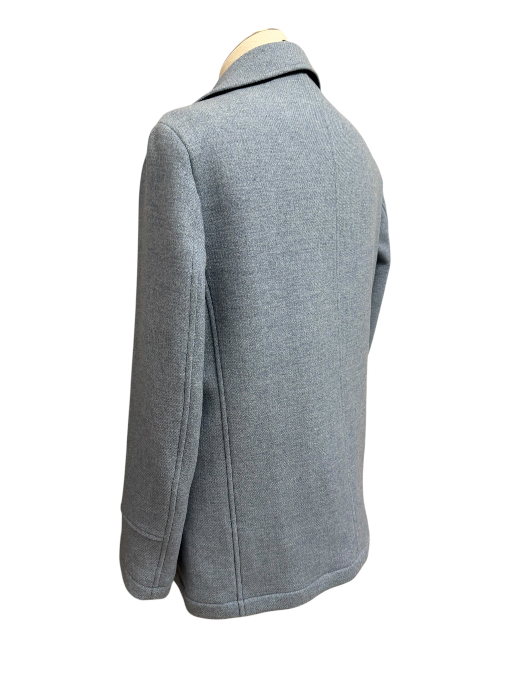 Caban Peacoat Uomo Camplin Rain Wool Island – Azzurro, immagine 8