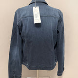 Two Men Giacca in Jeans imbottita taglia XL Blu