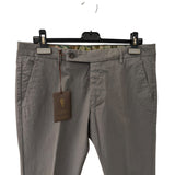 Pantaloni Berwich in Cotone Grigio | Taglia 50 | Sartoria Italiana