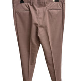 Briglia 1949 – Pantalone Sartoriale "Easy" con Pinces in Misto Lana – Marrone Malva/Tortora