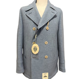 Caban Peacoat Uomo Camplin Rain Wool Island – Azzurro, immagine 3