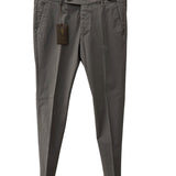Pantaloni Berwich in Cotone Grigio | Taglia 50 | Sartoria Italiana