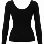 Maglia Vicolo a Costine con Bottoni, immagine 5