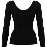 Maglia Vicolo a Costine con Bottoni, immagine 5