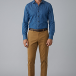 PT Torino – Pantalone Chino Stretch Master Fit con Risvolto – Tabacco / Nocciola Pt01