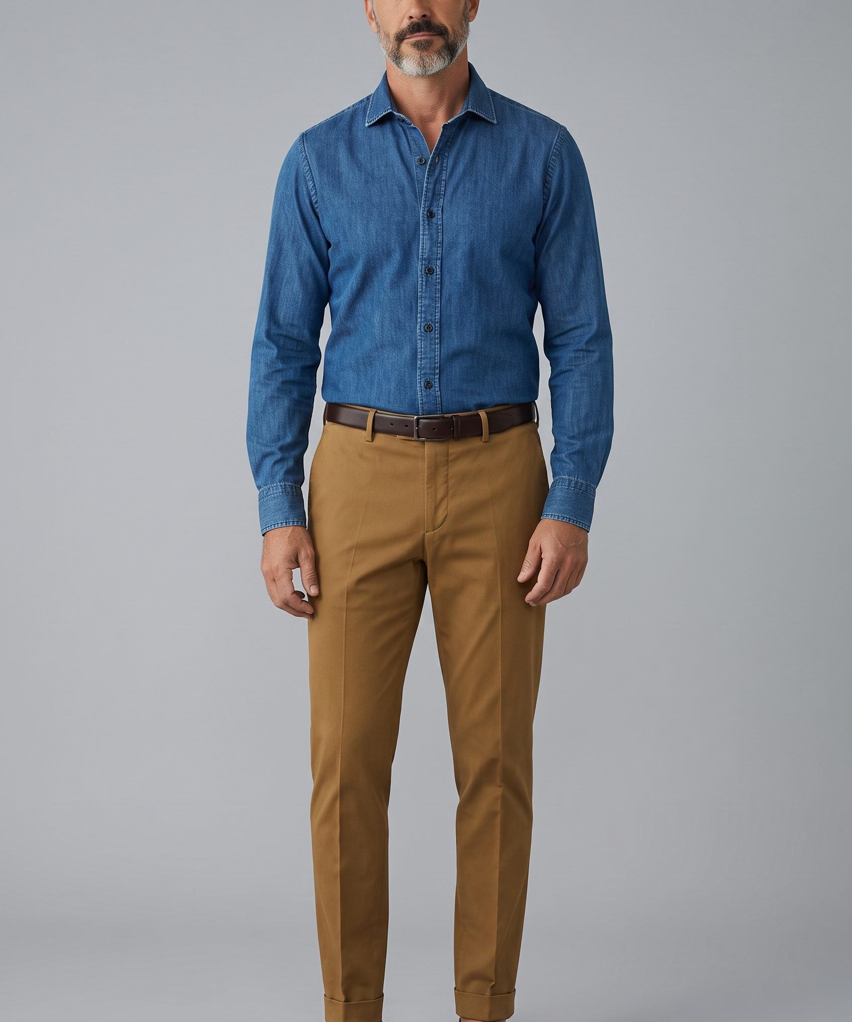 PT Torino – Pantalone Chino Stretch Master Fit con Risvolto – Tabacco / Nocciola Pt01