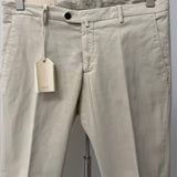 Pantaloni Briglia 1949 Chino in Cotone Avorio