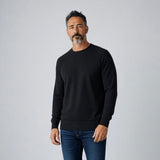 Out/Fit Italy – Maglia Girocollo Raglan in Puro Cotone – Nero