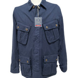 Giacca Uomo Fay Archive in Cotone Denim Blu - Taglia M