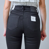 Black Calvin Klein skinny high-waisted bootcut jeans