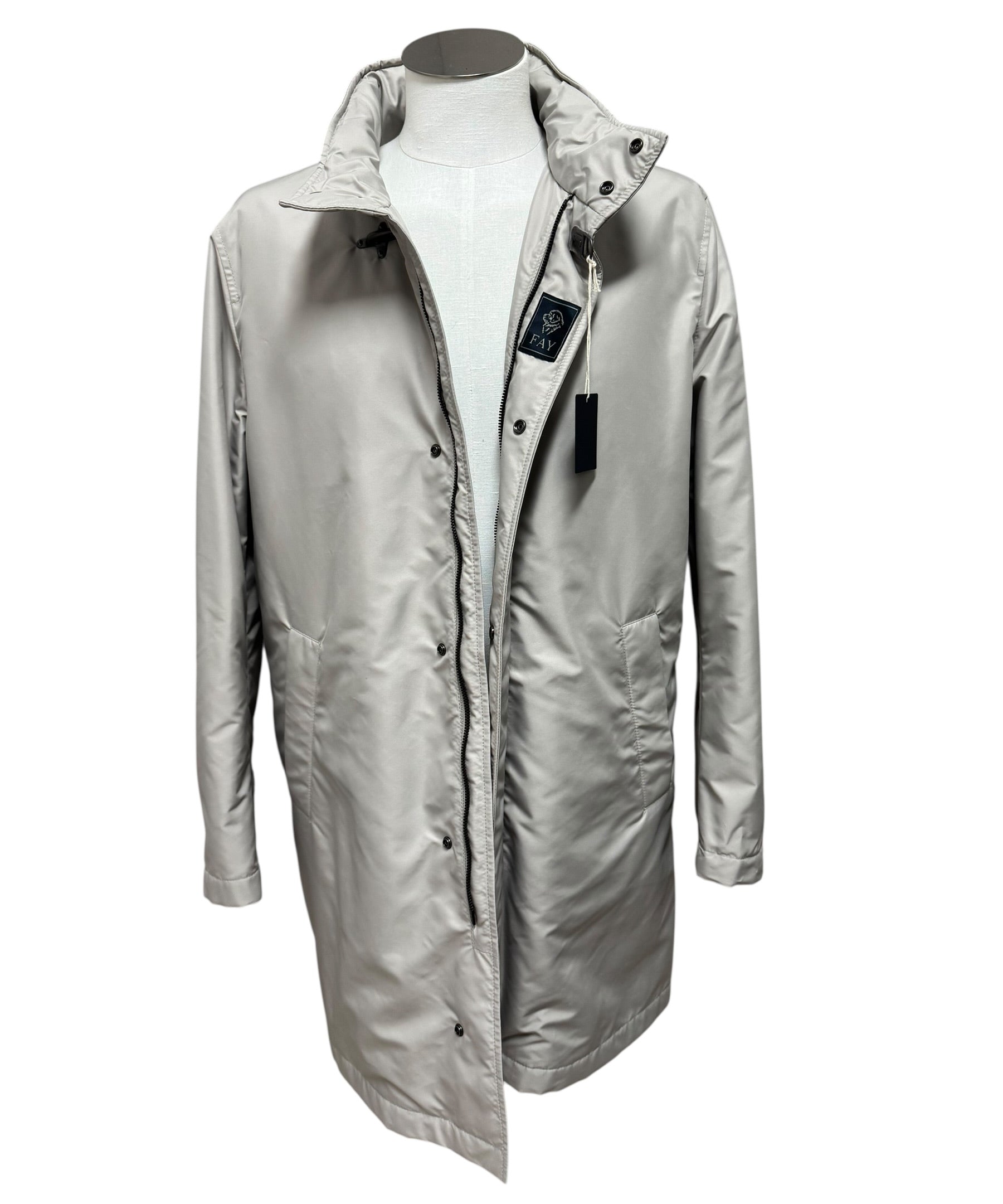 Fay Morning Coat Trench - Ice