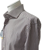Camicia Barba Napoli a Righe – Cotone Pregiato – Taglia XL (42)