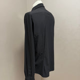 Yes-Zee Camicia Slim Fit in Tessuto Tecnico Stretch Nero