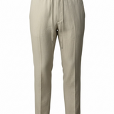 Lardini 100% Linen Trousers - Sand Beige - Size 54