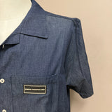 Diego Rodriguez Blue Denim Shirt – Size L – Made in Italy