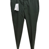Lardini Sartorial Trousers – Pure Virgin Wool Dark Green
