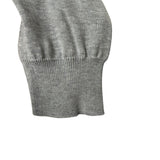 Kangra – Cardigan Full Zip in Puro Cotone Made in Italy – Grigio Chiaro Melange