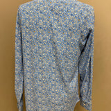 Ghirardelli Next Shirt – Blue Floral Pattern