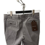 PT Torino Pantalone Chino Business in Cotone Stretch Grigio Antracite