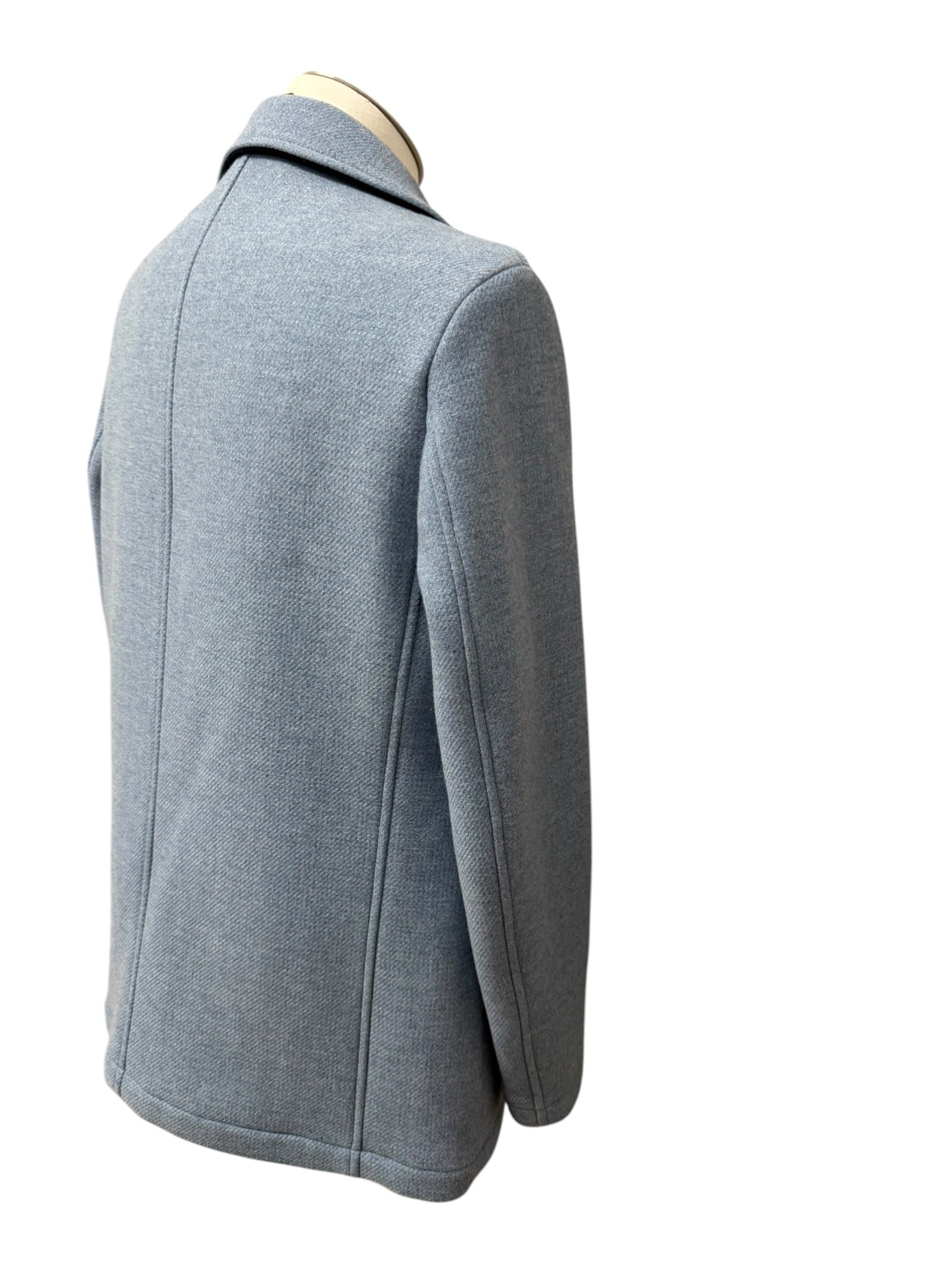 Caban Peacoat Uomo Camplin Rain Wool Island – Azzurro, immagine 9