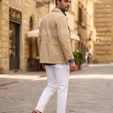 Giacca Fay Archive 4 Ganci in Cotone Denim – Beige taglia 48 (M)