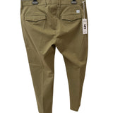 Pantaloni Department Five - Chinos Crop "Prince" in Cotone Beige Taglia 52