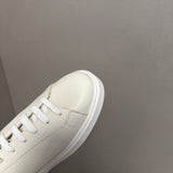 Doucal's Sneakers – Cream Hammered Leather