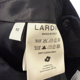 Lardini Trousers – Navy Micro-Pattern