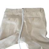 Abito Lardini Doppiopetto Beige in Lino e Seta - Taglia 50