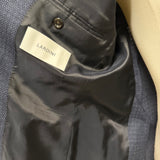 Lardini Sartoriale Jacket - Blue Micro-Texture