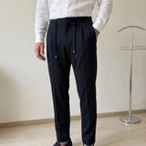 Pantaloni Lardini Blu Notte in Fresco Lana - taglia 52