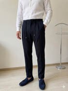 Pantaloni Lardini Blu Notte in Fresco Lana