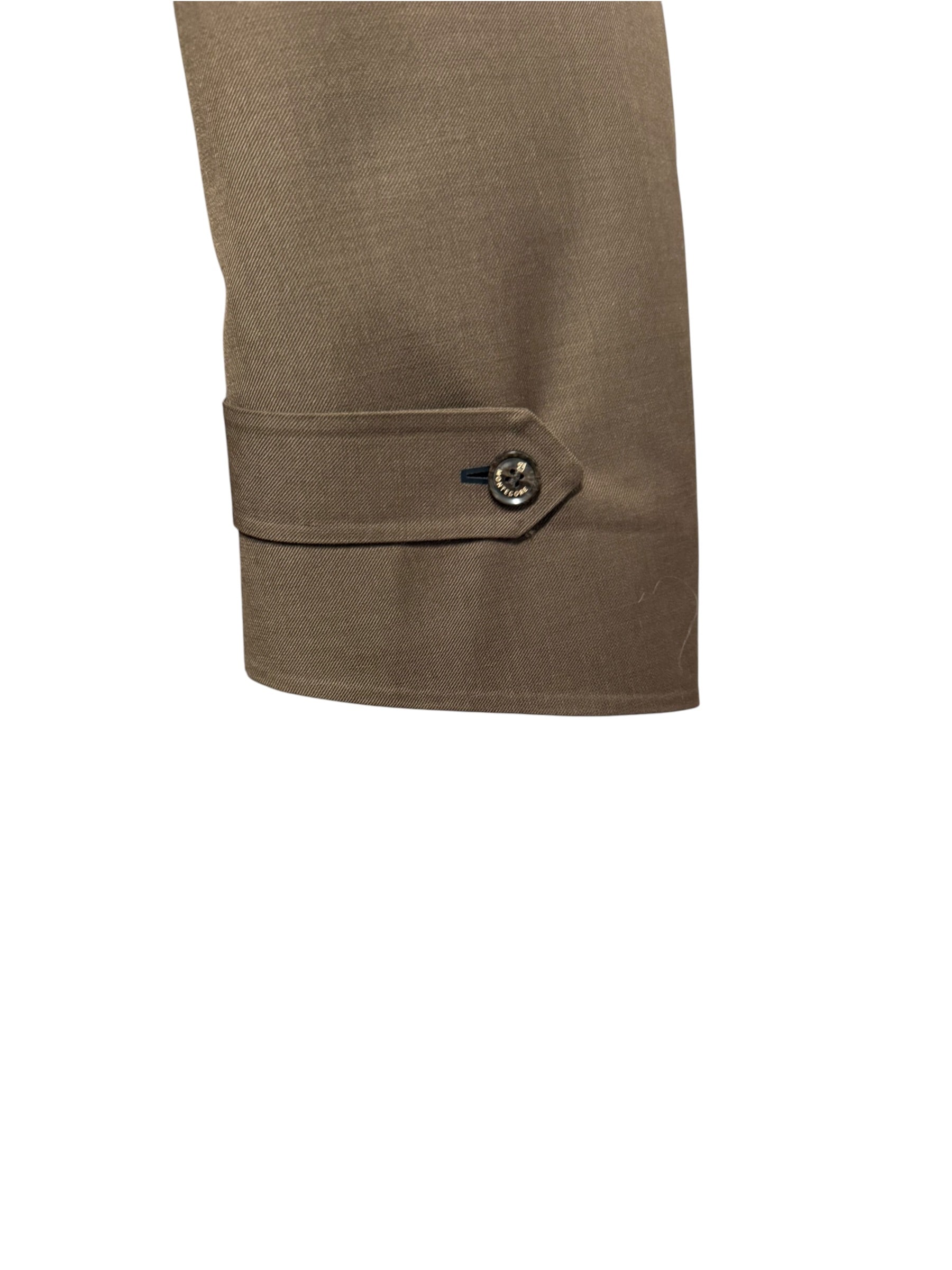 Montecore – Soprabito Trench Imbottito in Piuma con Tessuto Tecnico – Cachi / Marrone Chiaro, immagine 4