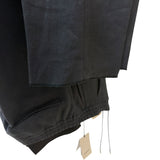Pantaloni Lardini elasticizzati con coulisse grigio/blu in lino taglia M