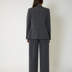 Completo Tailleur Materica Pantalone Wide Leg, immagine 10