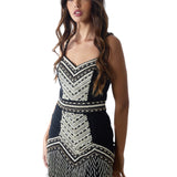 Fringed ethnic dress