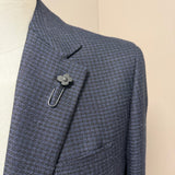 Giacca Uomo Lardini in Pura Lana Vergine Blu Microfantasia – CN528AE