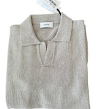Polo Lardini in Lino e Cotone – Beige Melange – Taglia XL