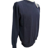 Maglia Girocollo Uomo Lardini in Cashmere – Blu Notte, immagine 4