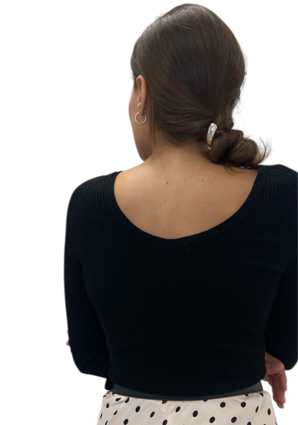 Maglia Vicolo a Costine con Bottoni, immagine 3