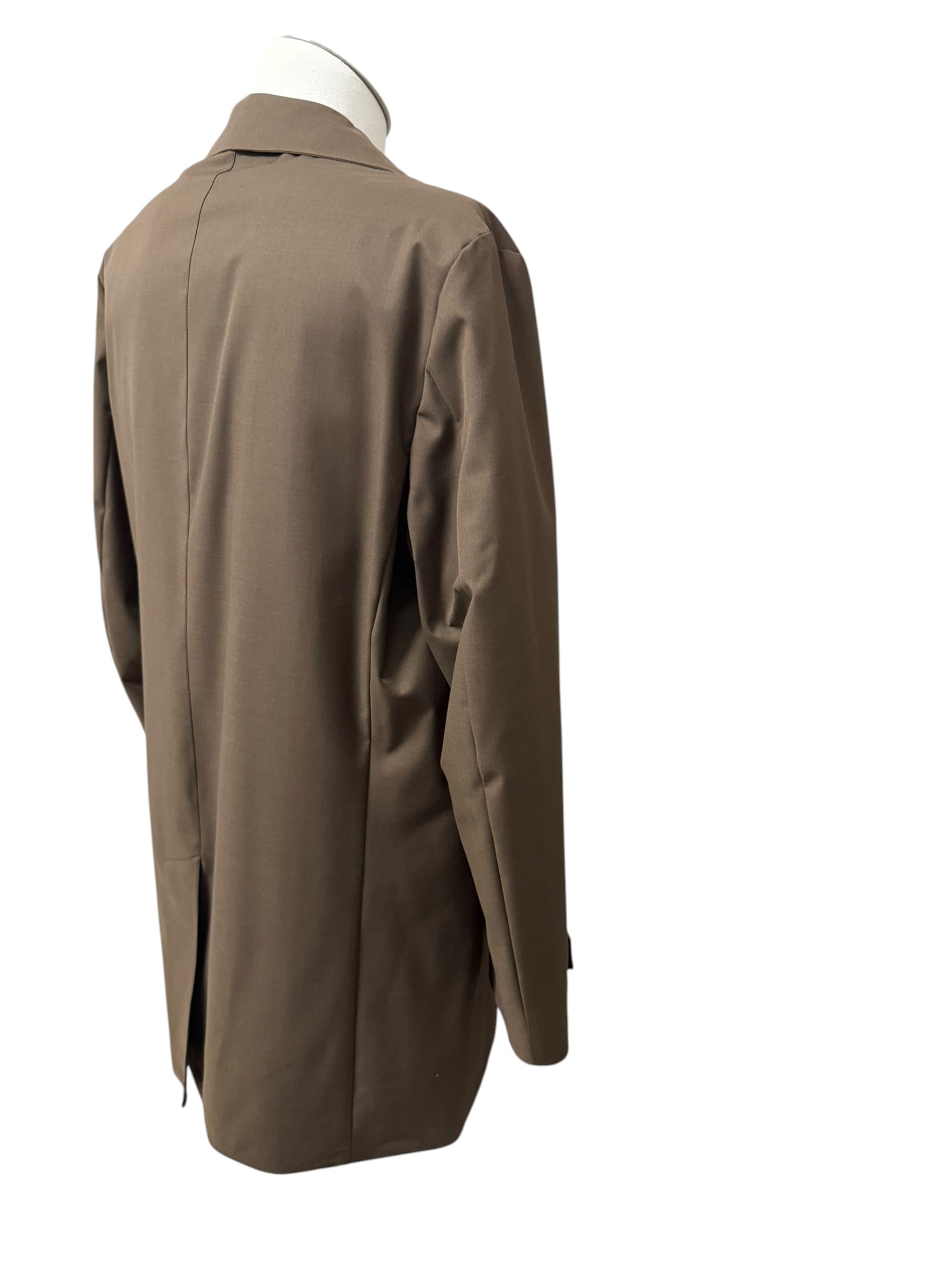 Montecore – Soprabito Trench Imbottito in Piuma con Tessuto Tecnico – Cachi / Marrone Chiaro, immagine 8