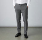 Lardini – Pantalone Sartoriale "Murat" in Pura Lana Vergine Stretch – Grigio Medio