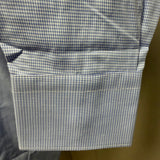 Camicia Uomo Barbati Custom Fit Azzurra a Microfantasia Elegante