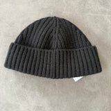 Berretto Lardini in Lana Vergine e Cashmere - Nero