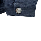 Billionaire "Crest" Denim Jacket - Dark Blue