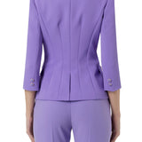 Elisabetta Franchi straight-leg trousers in stretch crêpe