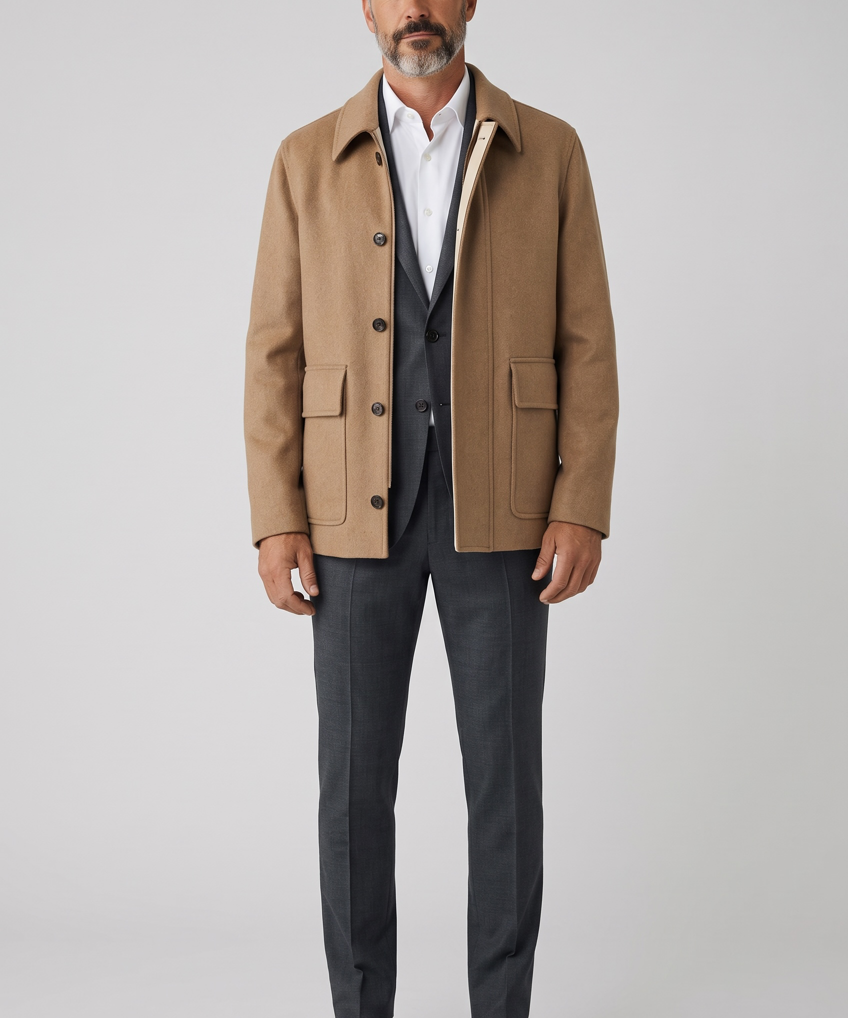 Lardini – Giacca CULKIN in Pura Lana Vergine – Cammello