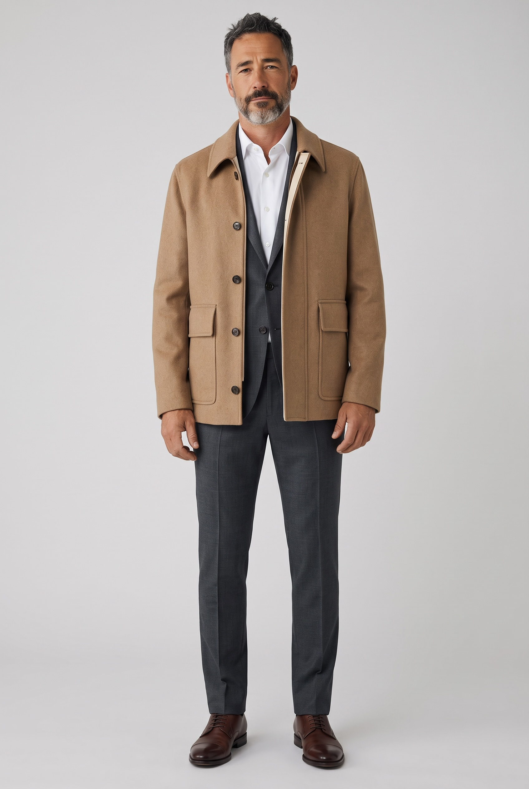 Lardini – Giacca CULKIN in Pura Lana Vergine – Cammello