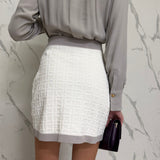 Elisabetta Franchi Knitted Mini Skirt